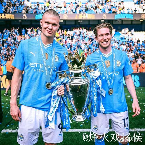 为哈兰德送上最多助攻的曼城球员：德布劳内、努内斯和福登